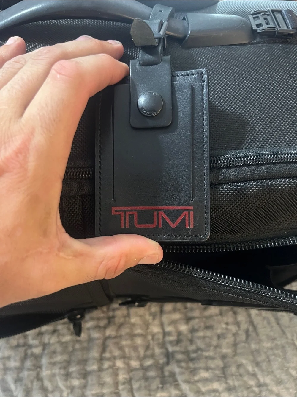 TUMI ‘Alpha’ Black Nylon Carry-On Garment Bag - 22033DH